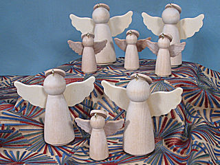 Halo Angel Ornaments
