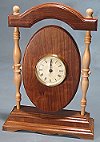 Black Walnut Cheval Clock